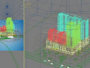 3d building 919 3D Model
