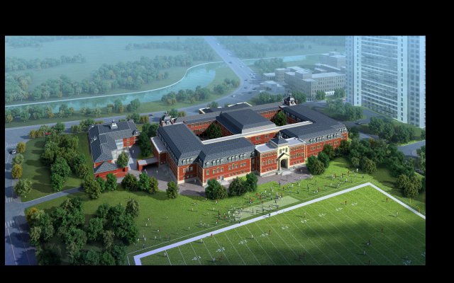 3d building 920 3D Model .c4d .max .obj .3ds .fbx .stl .blend 