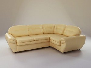 soft angular sofa Modèle 3D