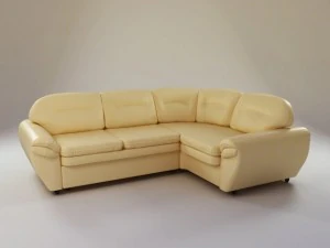 soft angular sofa 3D Model