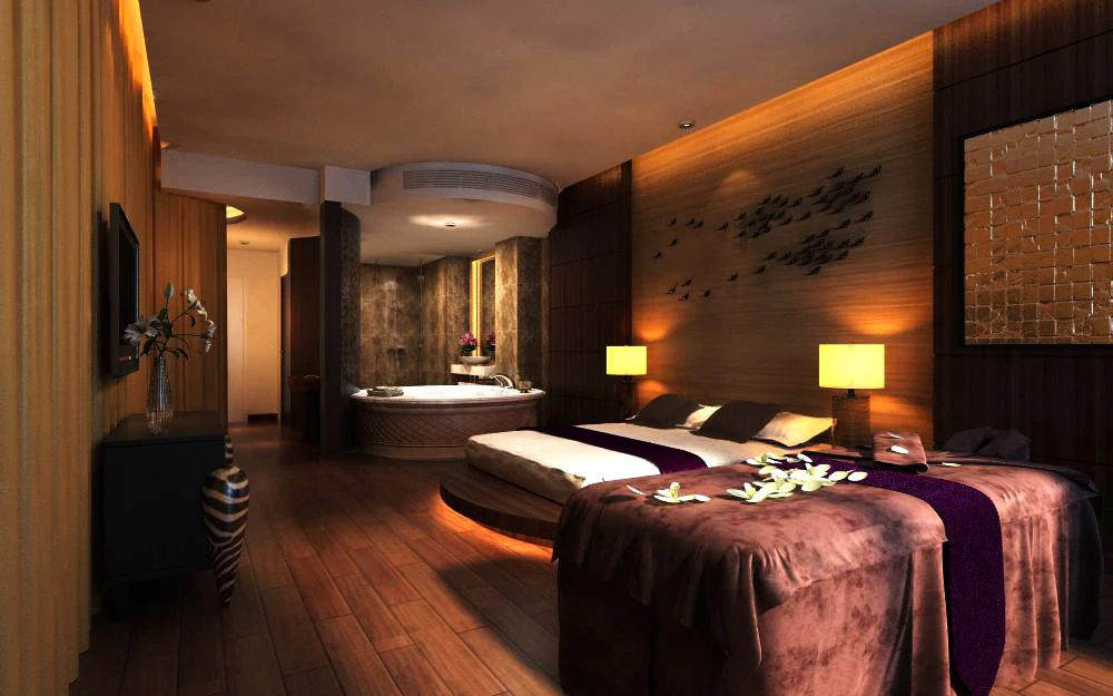 spa room 001 3D Model .c4d .max .obj .3ds .fbx .stl .blend 