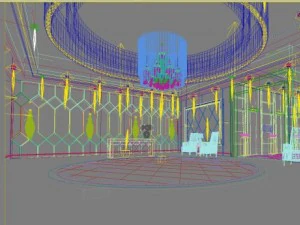 lobby 001 3D Model