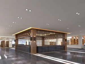 library 001 3D Model