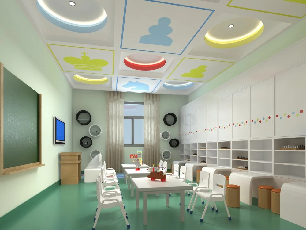 kindergarten space 003 3D Model .c4d .max .obj .3ds .fbx .stl .blend 