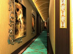 corridoio 001 Modello 3D