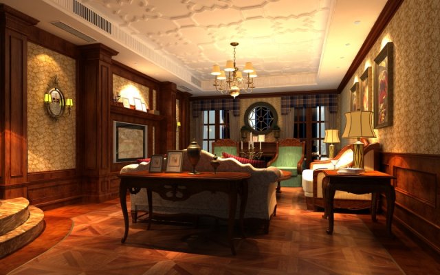 antechamber 007 3D Model .c4d .max .obj .3ds .fbx .stl .blend 