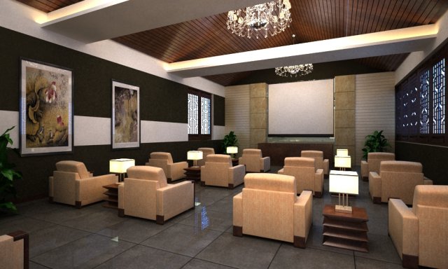 antechamber 003 Model 3D .c4d .max .obj .3ds .fbx .stl .blend 