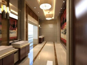 ba&ntilde;os p&uacute;blicos 001 Modelo 3D