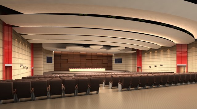 auditorium room 006 Modèle 3D .c4d .max .obj .3ds .fbx .stl .blend 