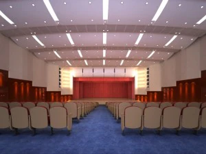 강당 008 3D 모델