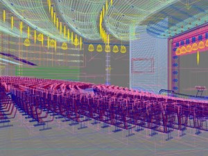 auditorium room 003 3D-Modell