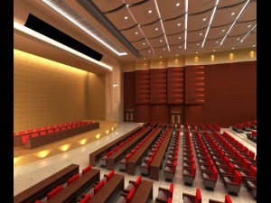 auditorium room 002 3D-Modell