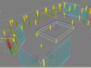 exhibit space 001 3D Model