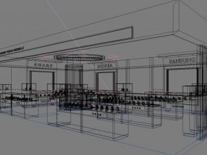 exhibit space 002 3D Model