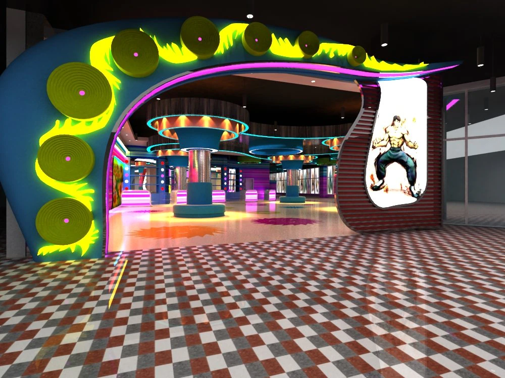 video game arcade 001 3D Model .c4d .max .obj .3ds .fbx .stl .blend 
