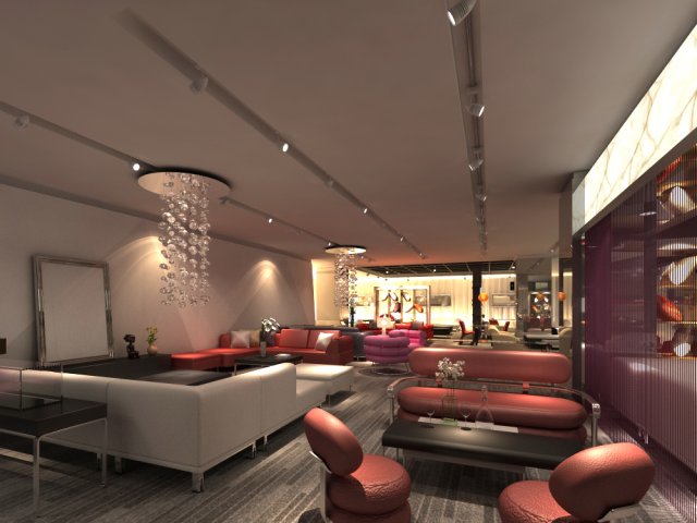 bar 038 Model 3D .c4d .max .obj .3ds .fbx .stl .blend 