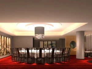 espa&ccedil;os de restaurante 055 Modelo 3D