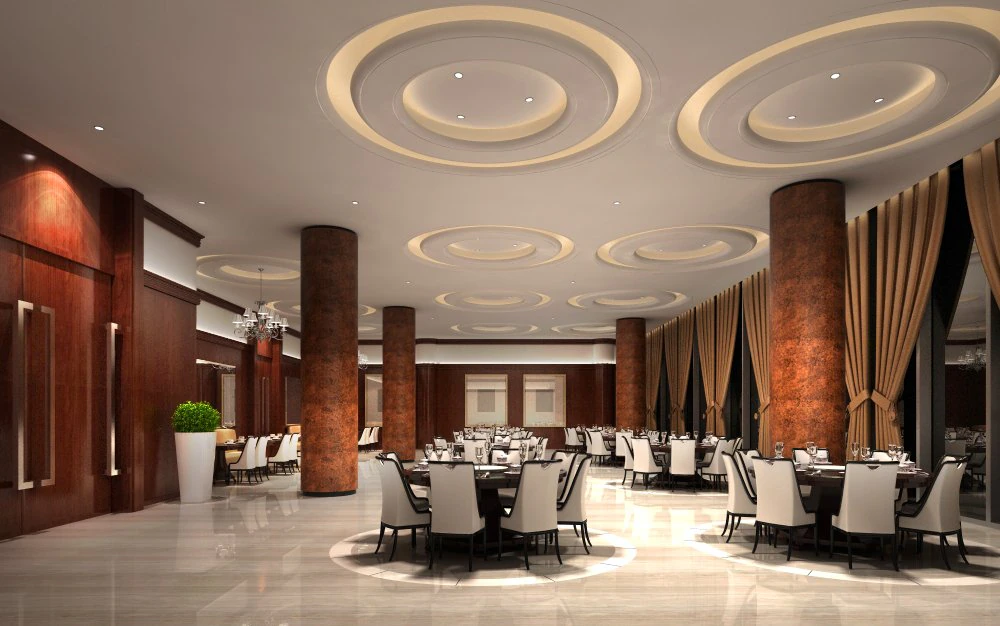 restaurant spaces 056 3D Model .c4d .max .obj .3ds .fbx .stl .blend 
