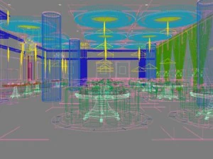 restaurant spaces 056 3D Model