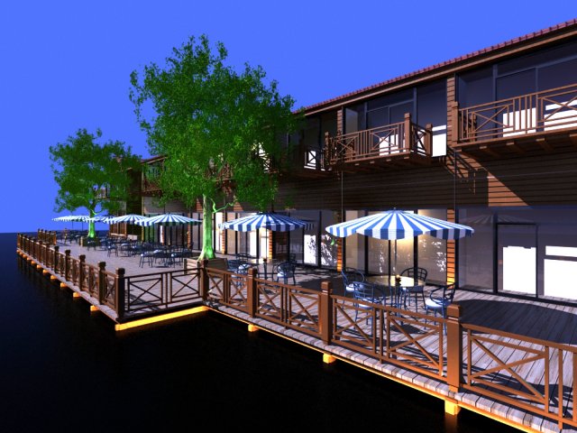 bar 012 3D Model .c4d .max .obj .3ds .fbx .stl .blend