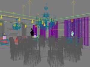 restaurant spaces 006 Model 3D