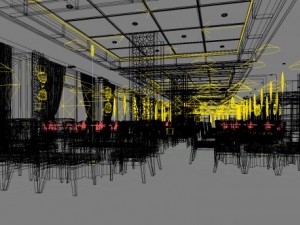 restaurant spaces 025 3D Модель