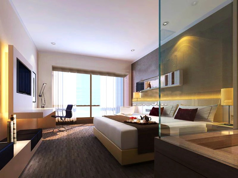 guest room 006 3D Model .c4d .max .obj .3ds .fbx .stl .blend 