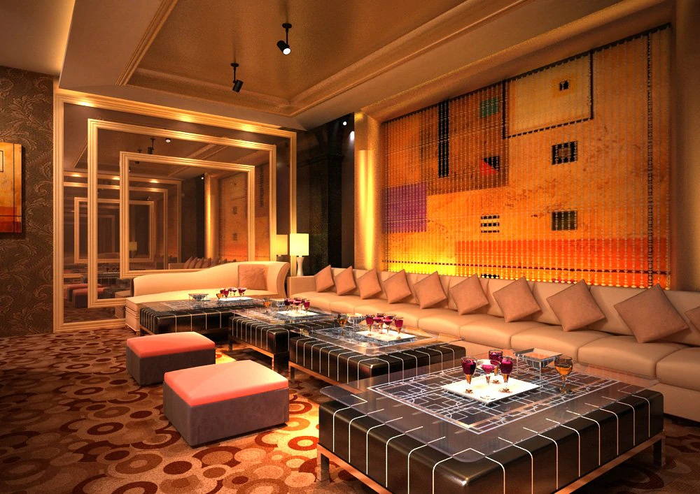 bar 019 3D Model .c4d .max .obj .3ds .fbx .stl .blend 