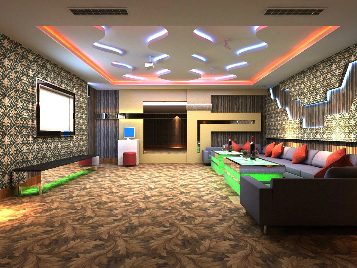 bar 008 3D Model .c4d .max .obj .3ds .fbx .stl .blend 