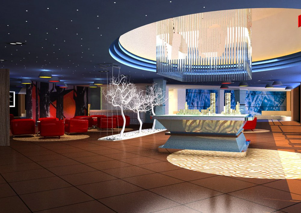 bar 018 3D Model .c4d .max .obj .3ds .fbx .stl .blend 