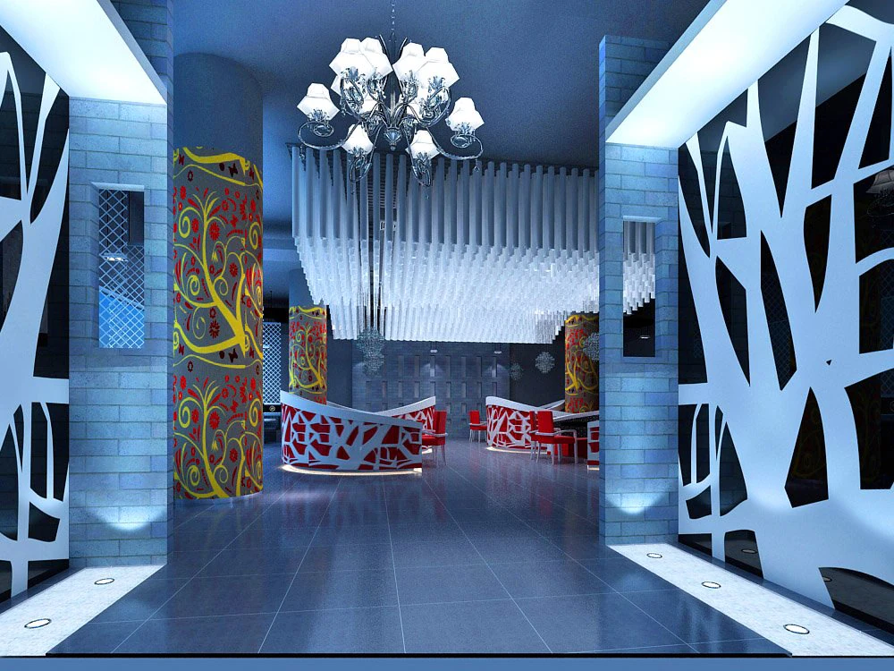 bar 027 3D Model .c4d .max .obj .3ds .fbx .stl .blend 