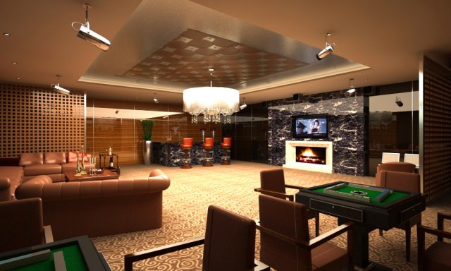 bar 032 3D 모델 .c4d .max .obj .3ds .fbx .stl .blend 