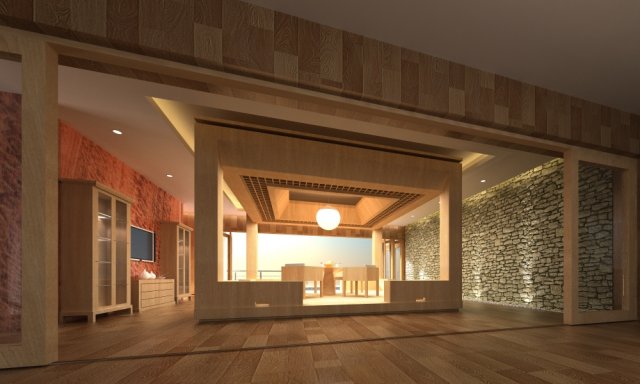 bar 035 3D Модель .c4d .max .obj .3ds .fbx .stl .blend 