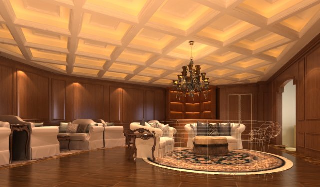 bar 047 Model 3D .c4d .max .obj .3ds .fbx .stl .blend