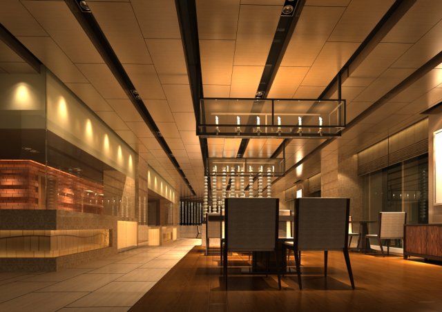 bar 061 Model 3D .c4d .max .obj .3ds .fbx .stl .blend 