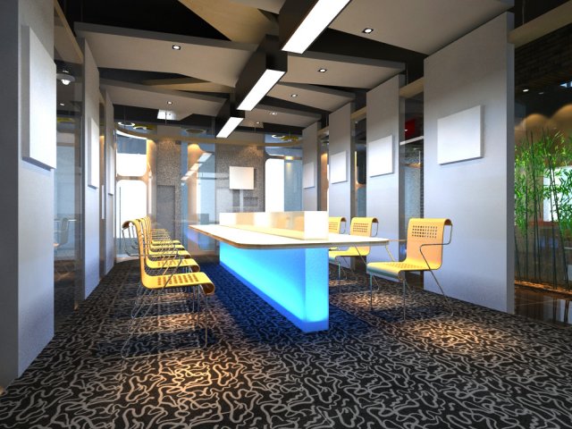 conference 007 Model 3D .c4d .max .obj .3ds .fbx .stl .blend 