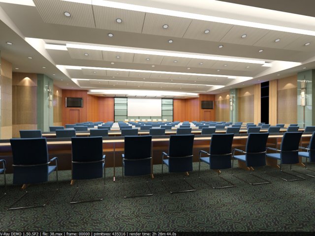 conference 012 3D Model .c4d .max .obj .3ds .fbx .stl .blend 