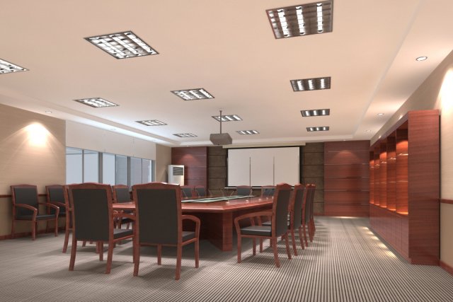 conference 018 3D Модель .c4d .max .obj .3ds .fbx .stl .blend 