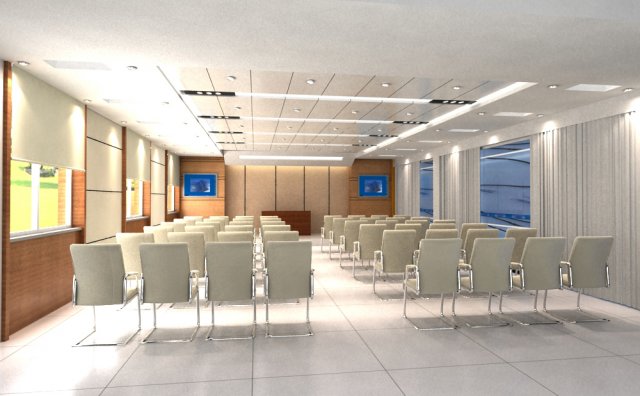 conference 013 Model 3D .c4d .max .obj .3ds .fbx .stl .blend 