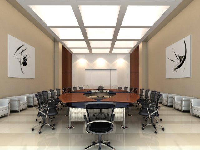 conference 021 Model 3D .c4d .max .obj .3ds .fbx .stl .blend 