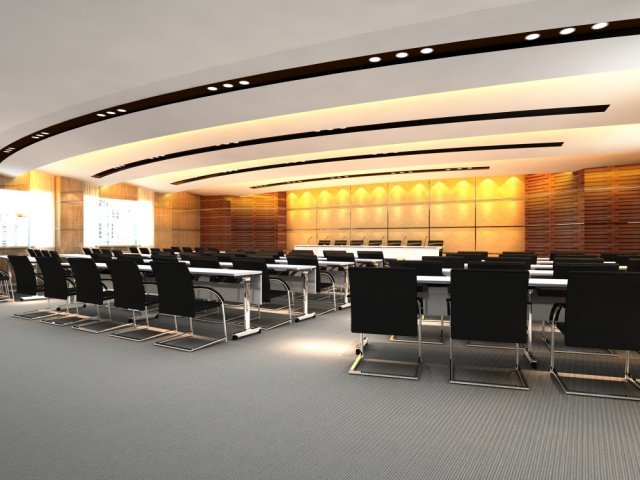 conference 031 3D Model .c4d .max .obj .3ds .fbx .stl .blend 