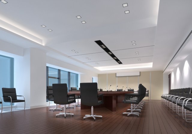 conference 027 Model 3D .c4d .max .obj .3ds .fbx .stl .blend 