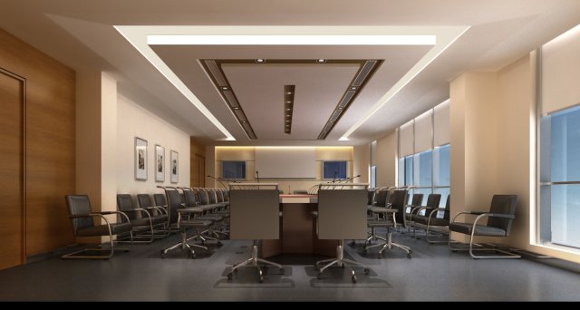 conference 023 3Dモデル .c4d .max .obj .3ds .fbx .stl .blend 