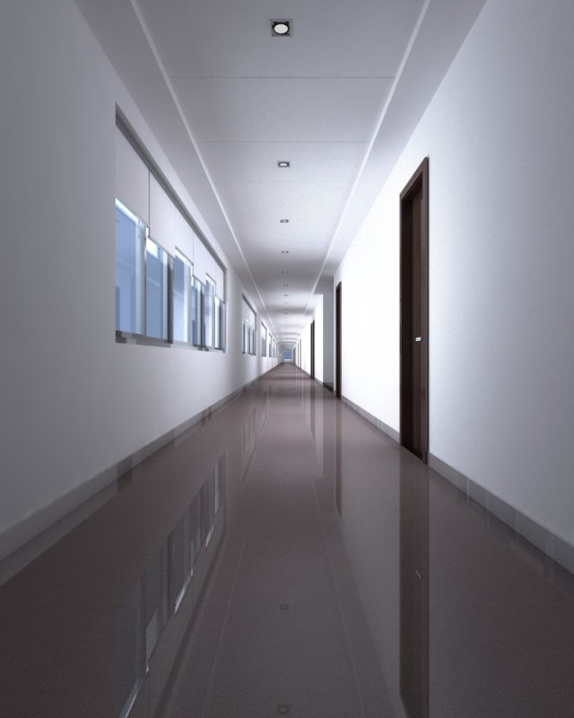 corridor 023 Modelo 3D .c4d .max .obj .3ds .fbx .stl .blend 