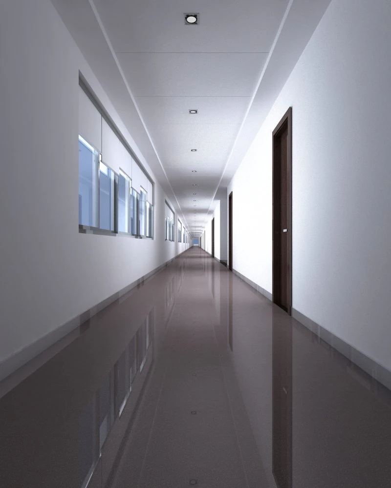 corridor 023 3D Model .c4d .max .obj .3ds .fbx .stl .blend 