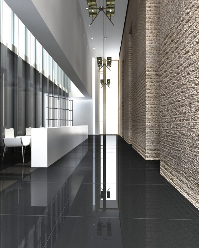 corridor 029 3D Modell .c4d .max .obj .3ds .fbx .stl .blend