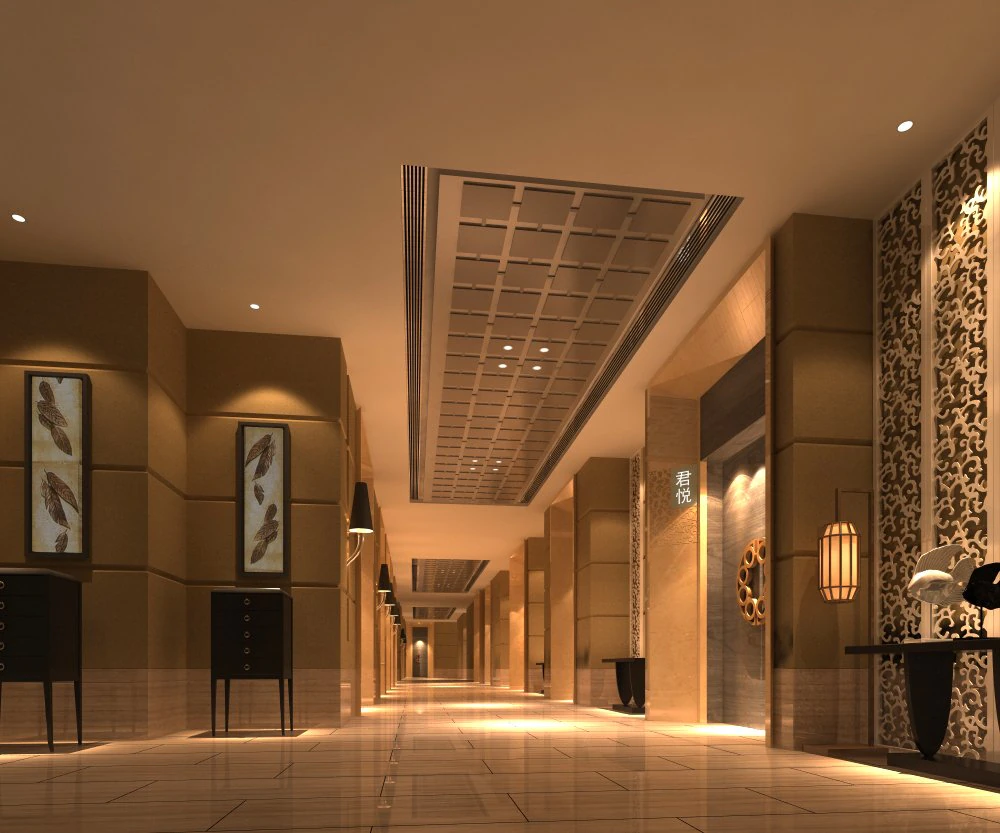 corridor 024 3D Model .c4d .max .obj .3ds .fbx .stl .blend 