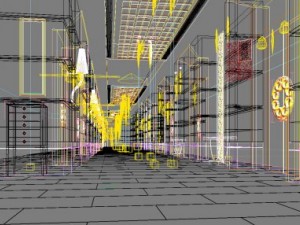 corridor 024 Model 3D
