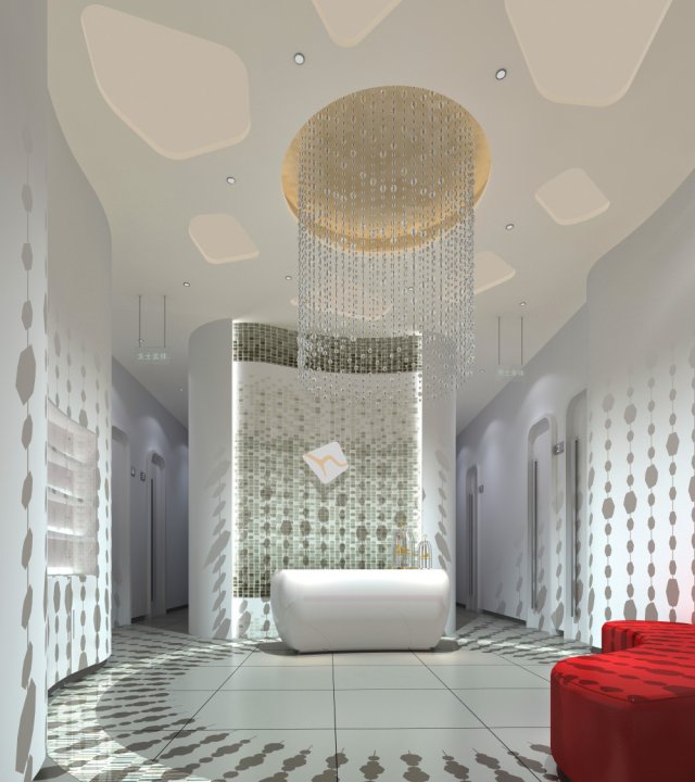 corridor 027 3Dモデル .c4d .max .obj .3ds .fbx .stl .blend 
