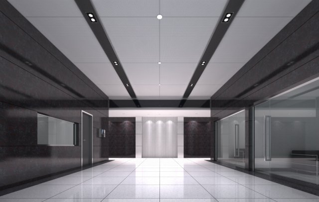 corridor 022 3D 모델 .c4d .max .obj .3ds .fbx .stl .blend 